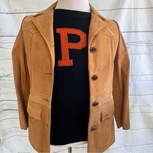 Scott brothers inc leather jacket size 14 vintage